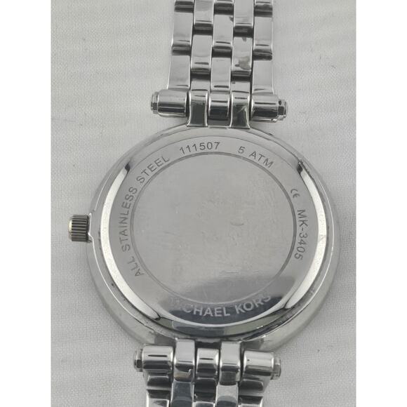 Ladies Michael Kors Women's MK3405 Darci Pave Bezel Watch New Battery Runs - Picture 10 of 14